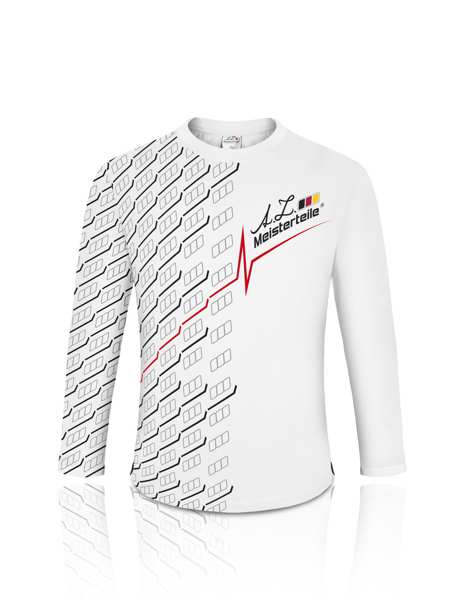 T-shirt - Baumwolle - Langarm - Weiß - AZ-MT Design